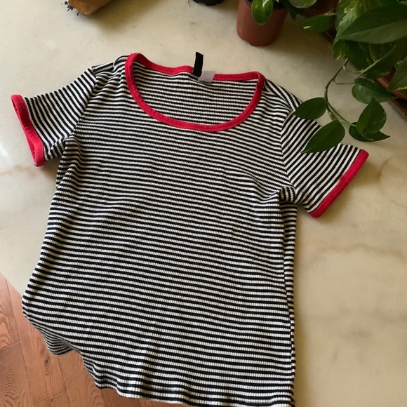 Crop stripped shirt - Picture 1 of 2